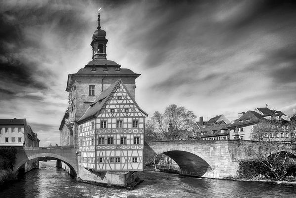 Das alte Rathaus in Bamberg