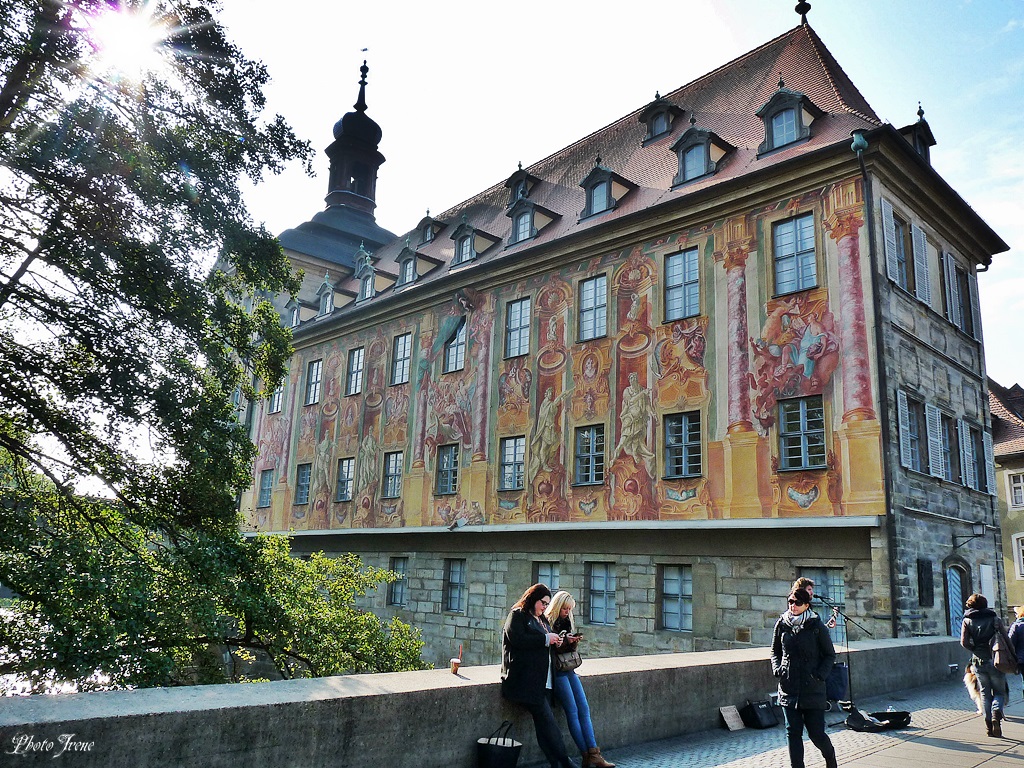 das alte Rathaus in Bamberg 