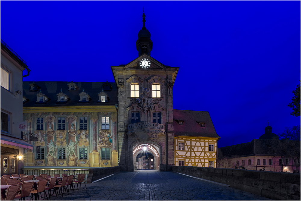 Das alte Rathaus in Bamberg