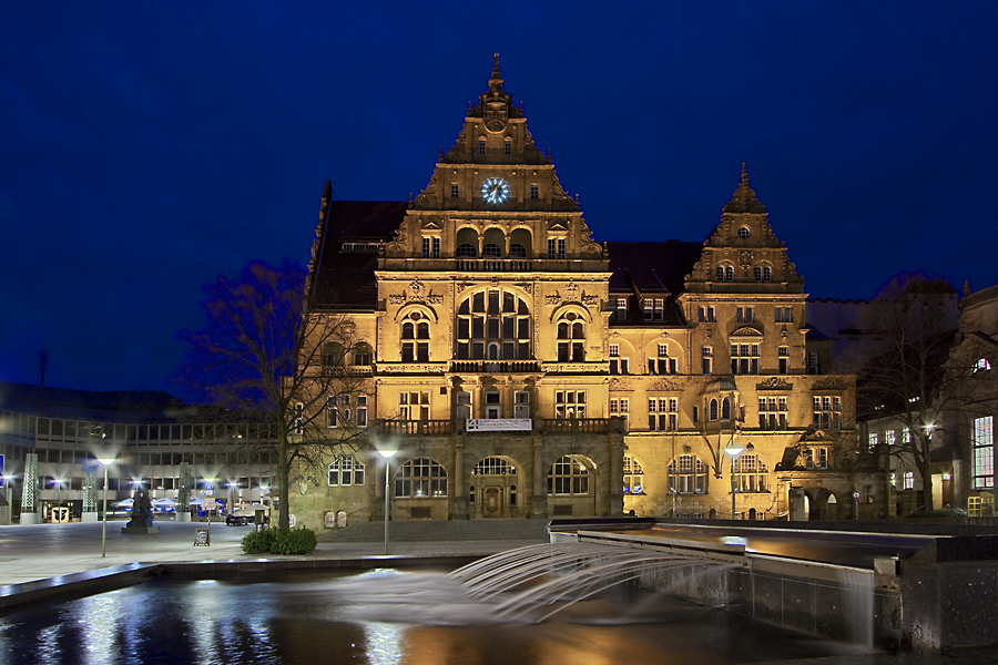 Das alte Rathaus in Bielefeld...