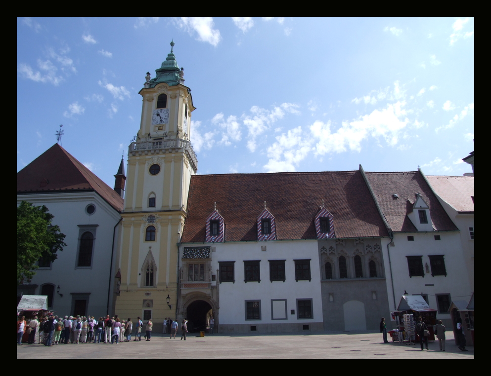 Das alte Rathaus von Bratislava