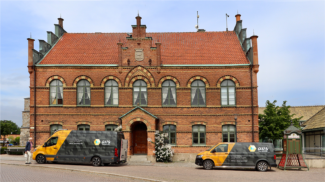 Das alte Rathaus von " Simrishamn "