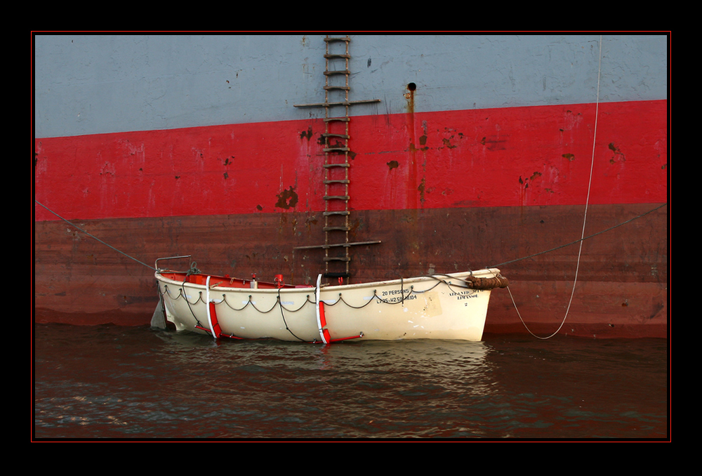 das alte Rettungsboot