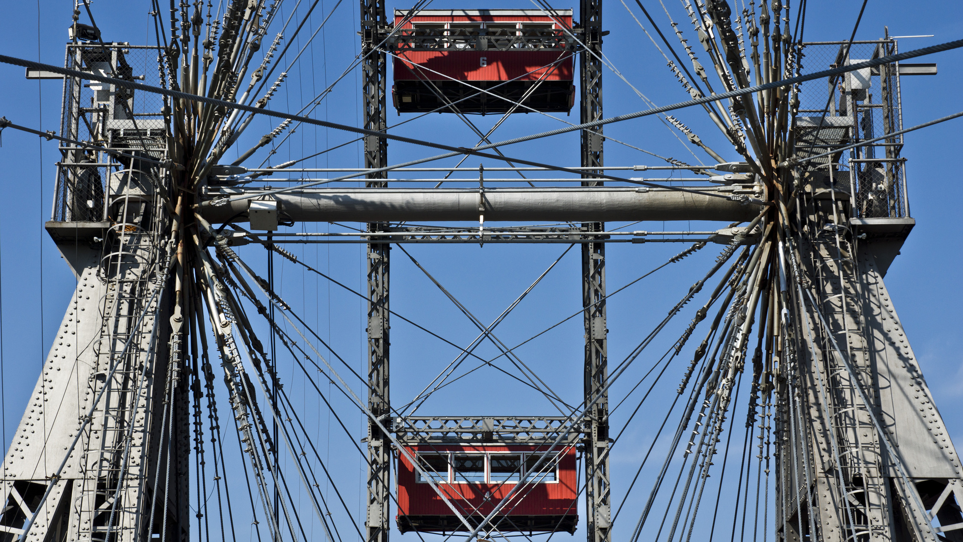 Das alte Riesenrad im Wiener Prater