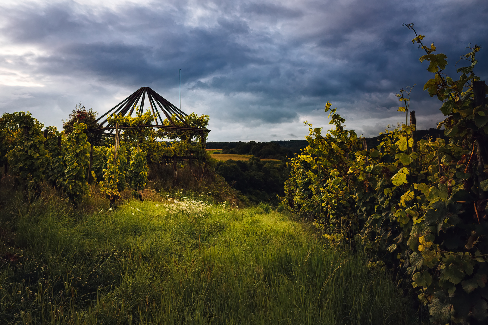 Das alte Rondell im Weinberg