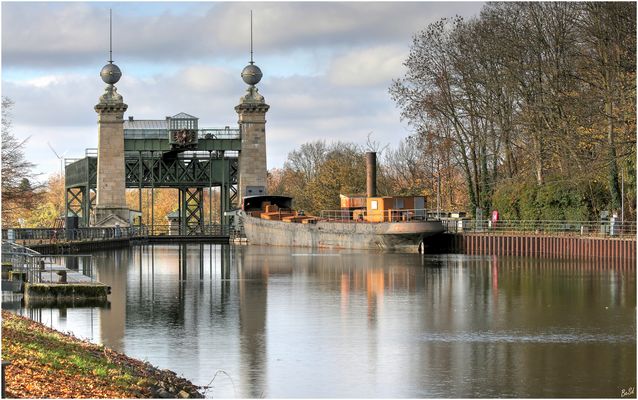 Das alte Schiffshebewerk...