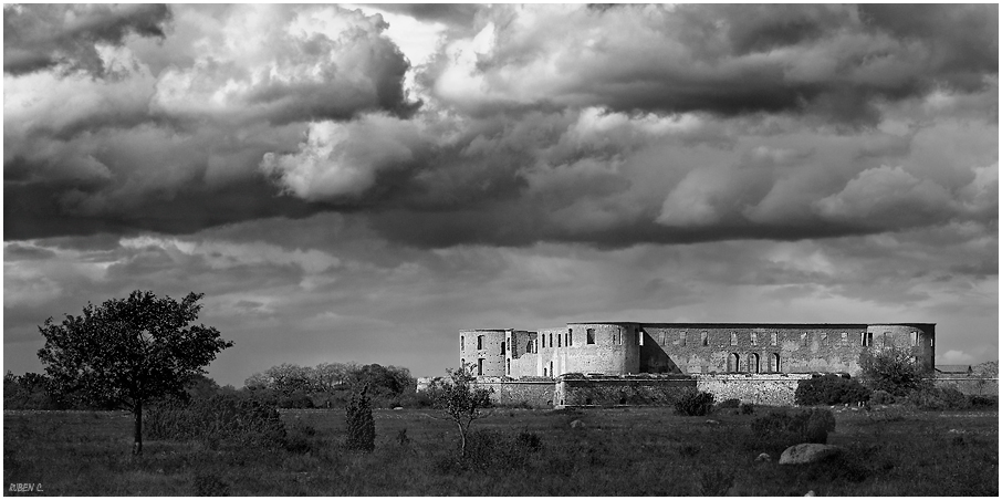 Das alte Schloss Borgholm auf Öland (Schweden 07)