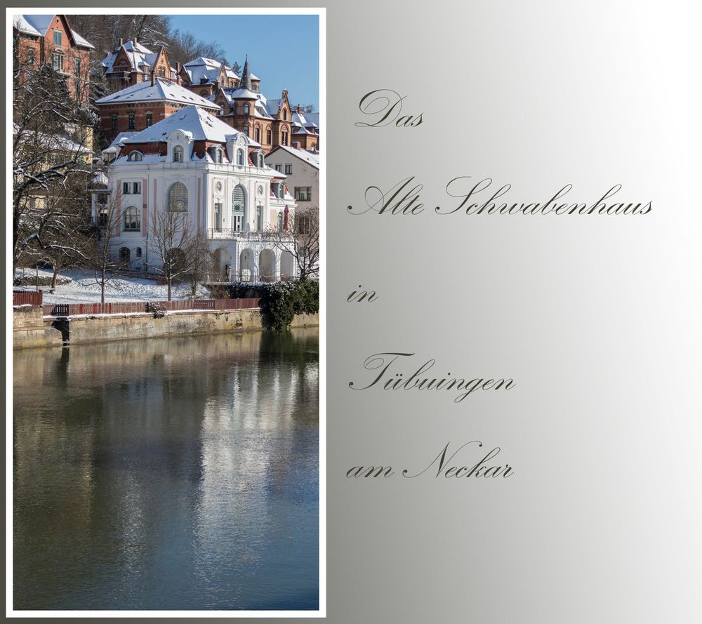 Das "Alte Schwabenhaus" in Tübingen am Neckar