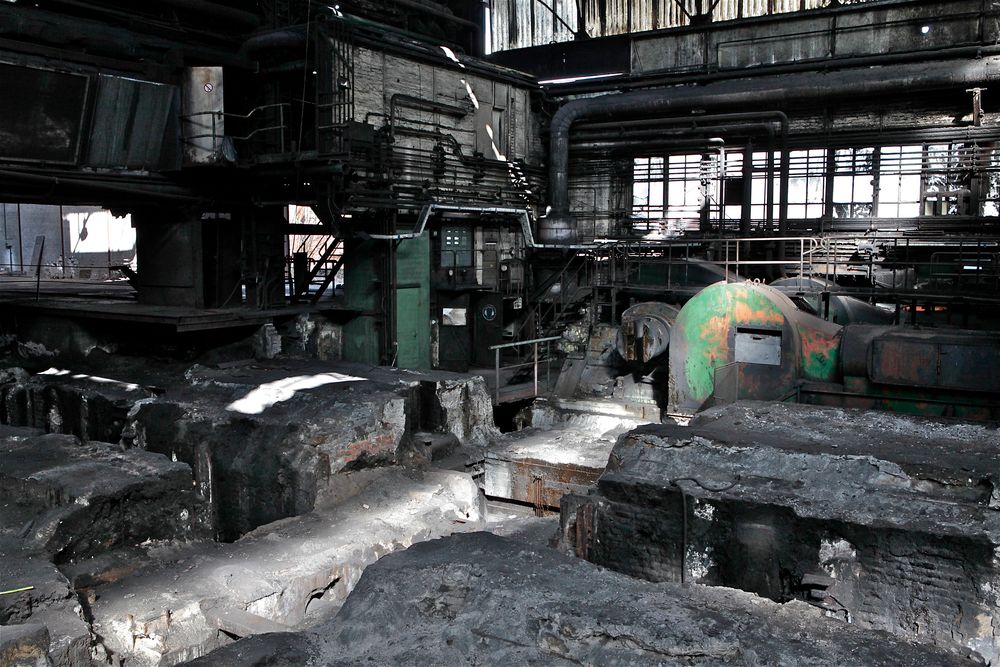 das alte stahlwerk "maxhütte" in sulzbach-rosenberg Foto & Bild
