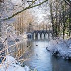 Das "Alte Steinwehr" im Winter