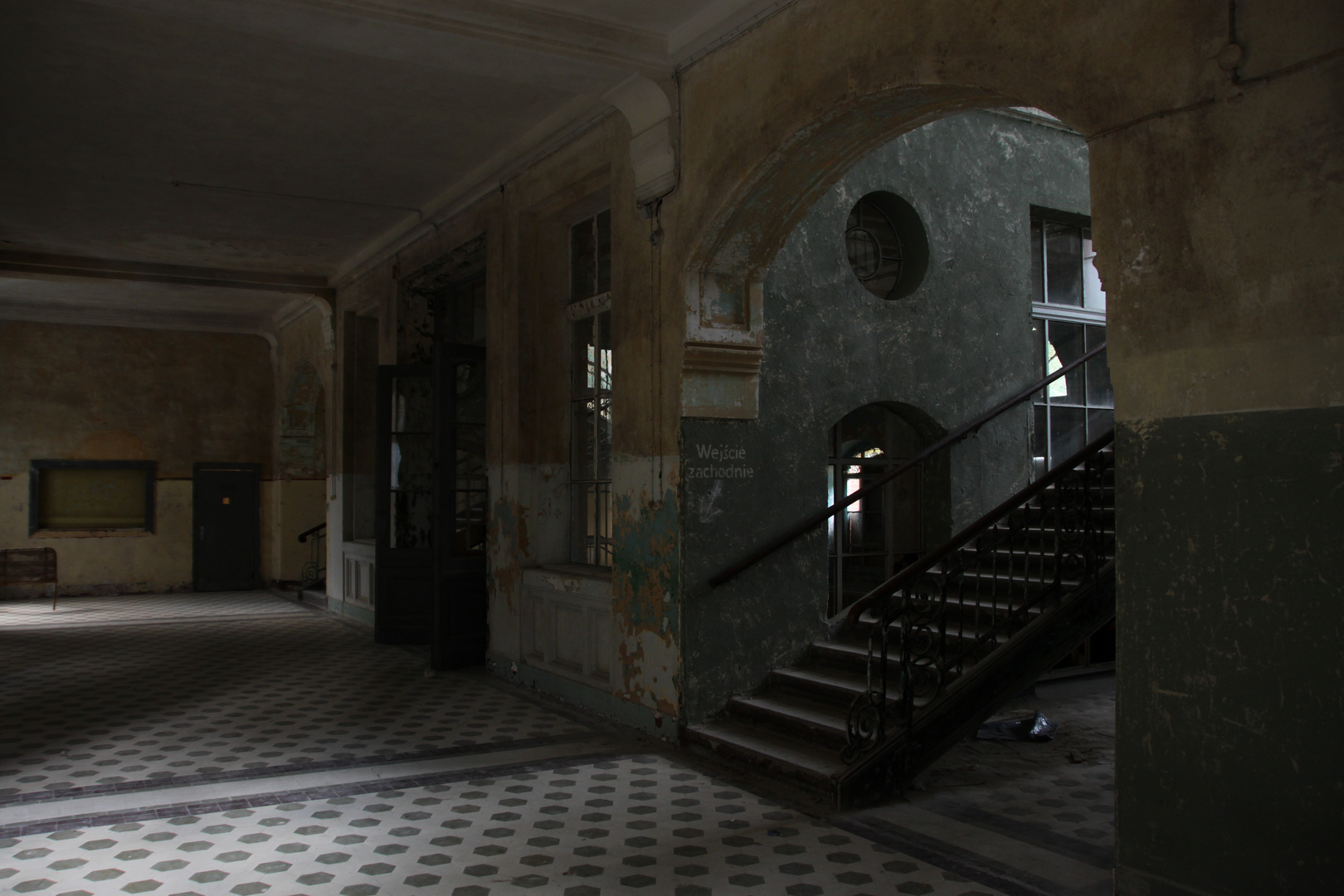 Das alte Treppenhaus in Beelitz-Heilstätten