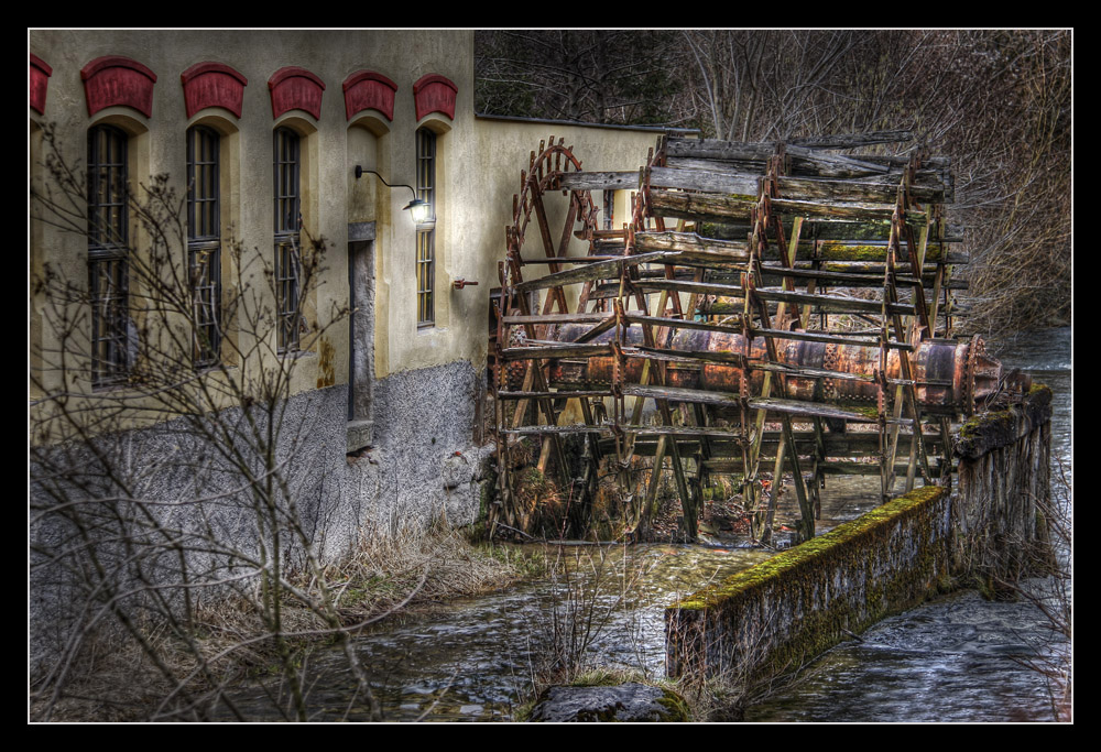 Das alte Wasserrad