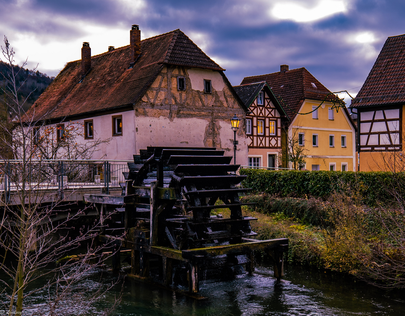 Das alte Wasserschöpfrad