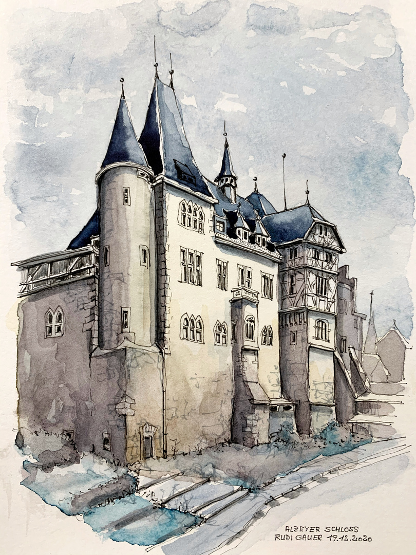 Das Alzeyer Schloss.