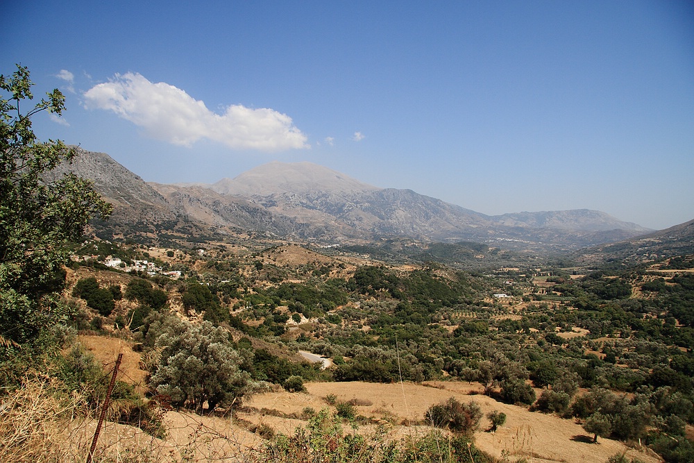 Das Amari-Tal mit dem Psiloritis im Hintergrund, Kreta