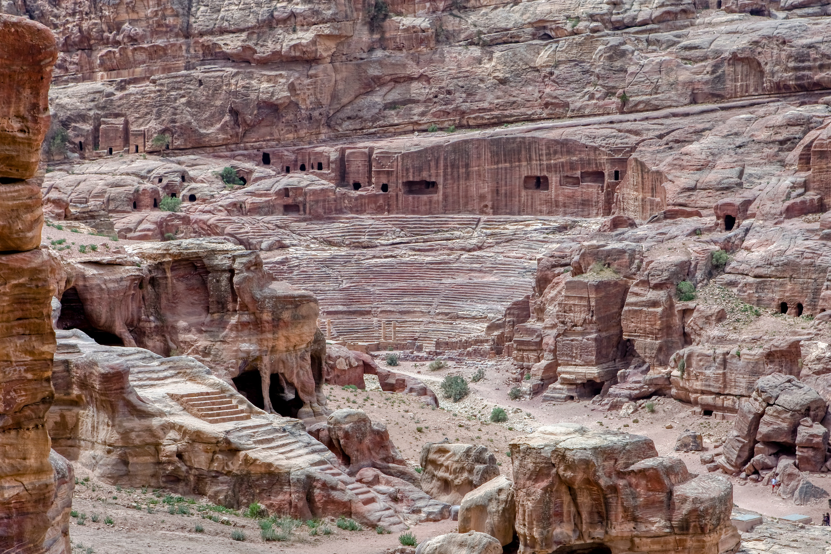 Das Amphitheater in Petra