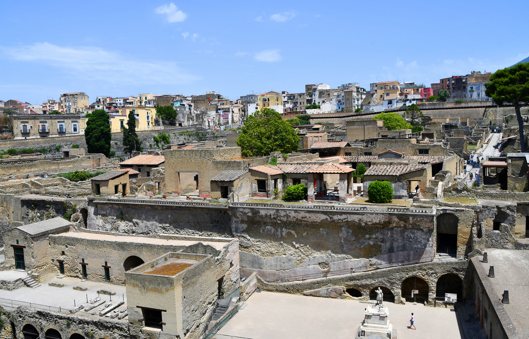 Das antike Herculaneum mit dem Heiligen Platz