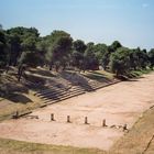 Das antike Stadion von Epidaurus ( Epidavros) -Griechenland