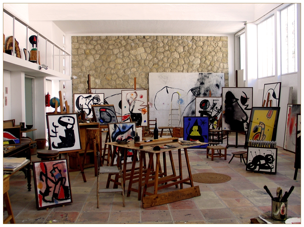 Das Atelier von Joan Mirò