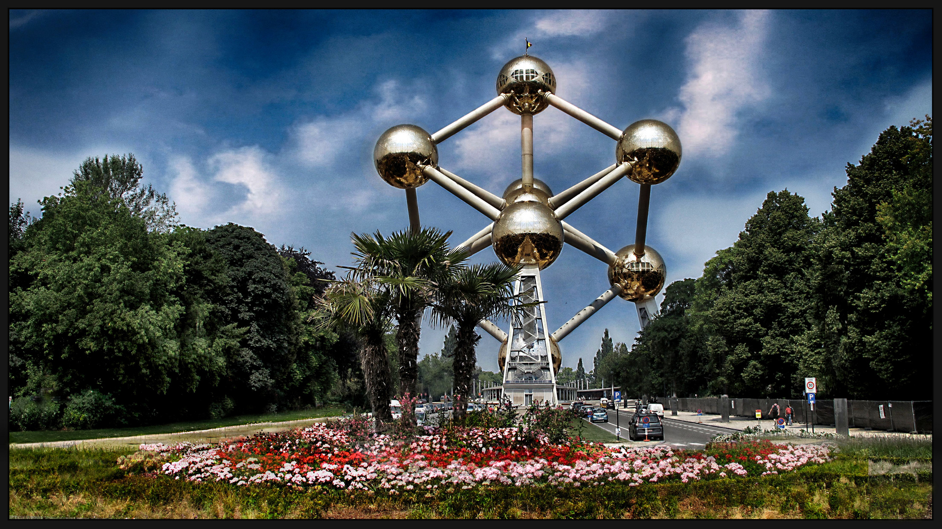 Das Atomium...