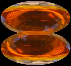 das aufgeklappte oval...