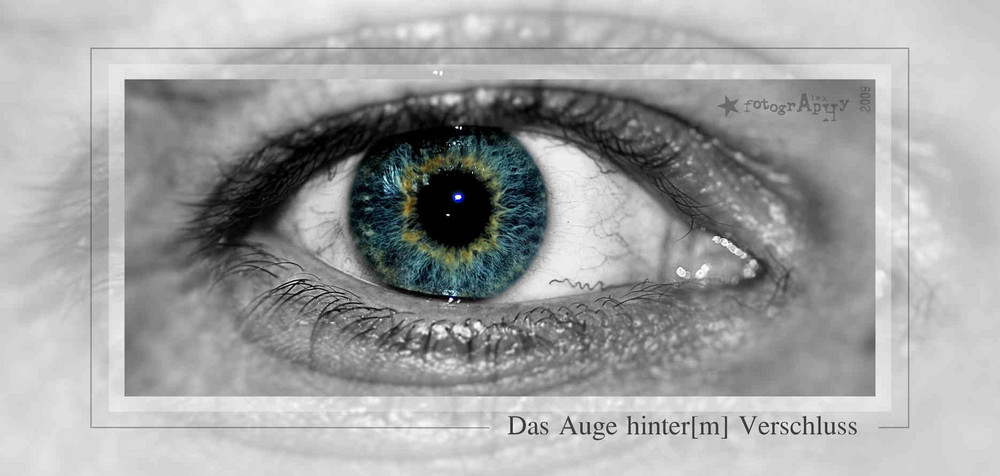 Das Auge hinter[m] Verschluss