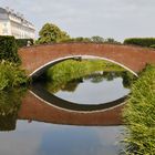 Das Auge im Schloßpark von Schloß Augustusburg in Brühl