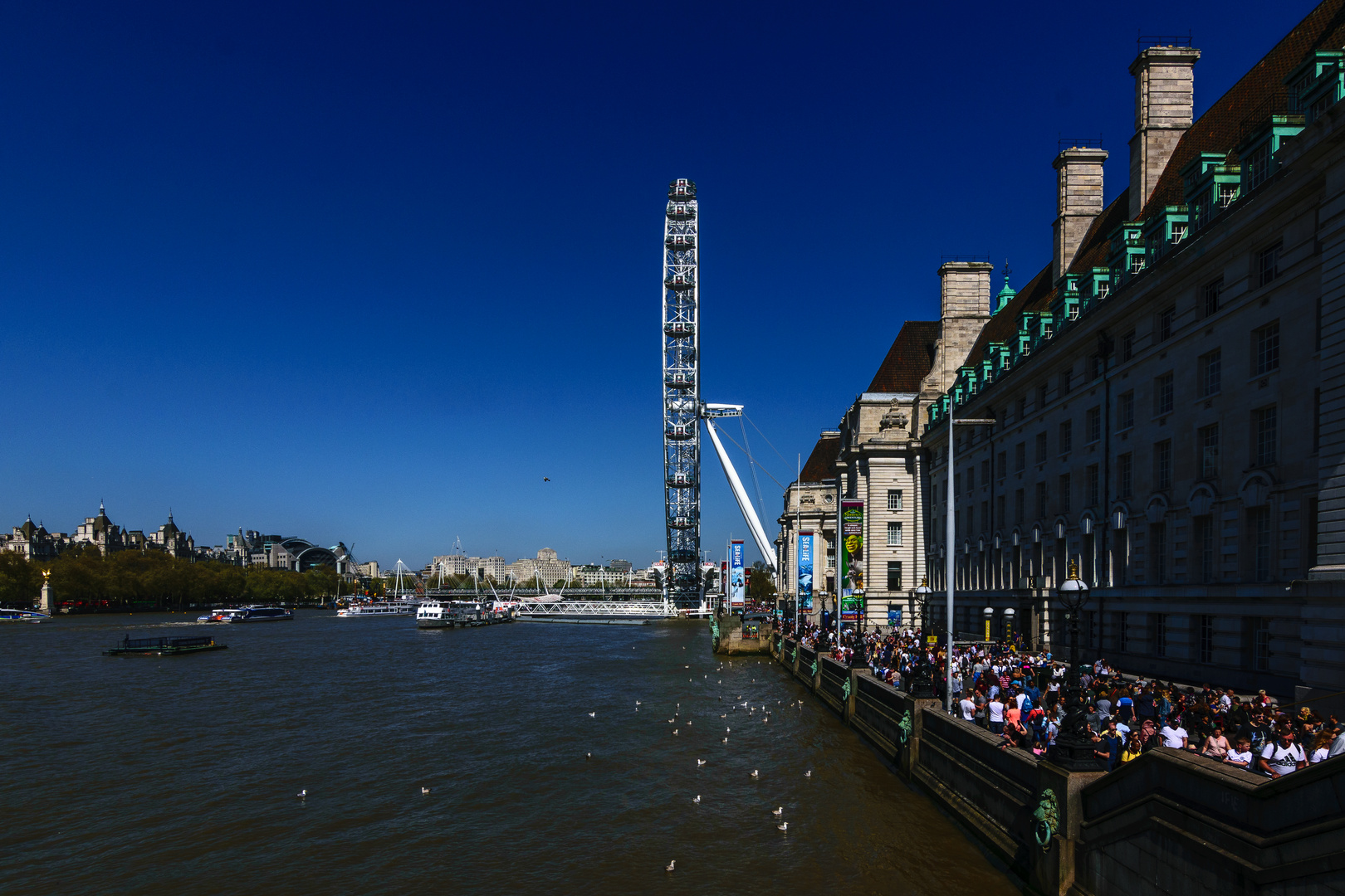 Das Auge Londons vom toten Winkel aus 