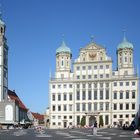 Das Augsburger Rathaus mit dem Perlachturm