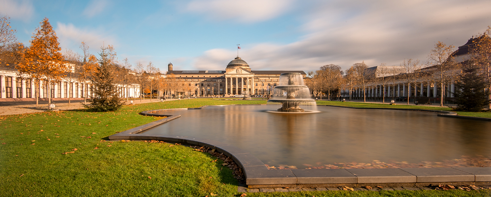 Das Aushängeschild Wiesbadens - das wunderschöne Kurhaus