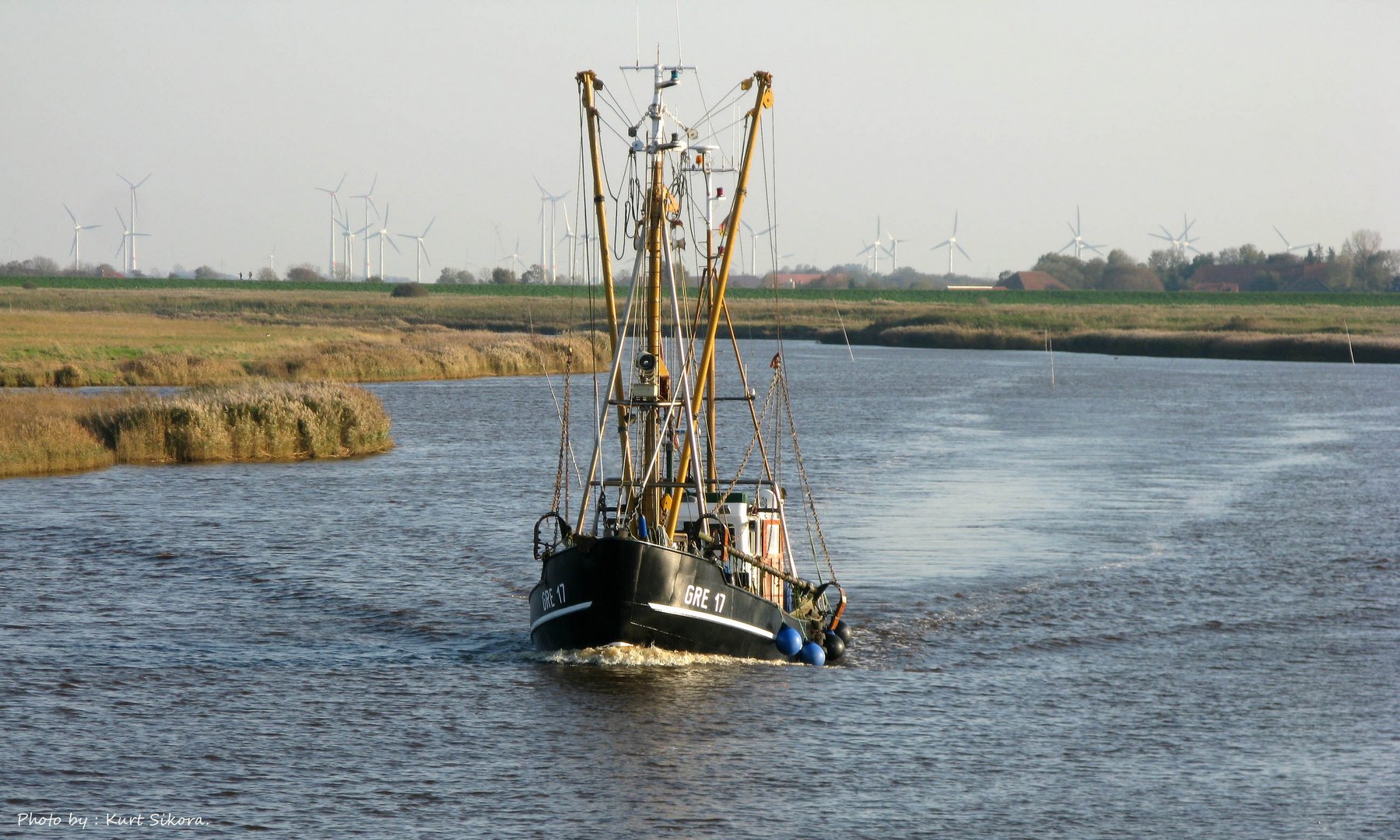 Das Auslaufen zum Fang in die Nordsee.