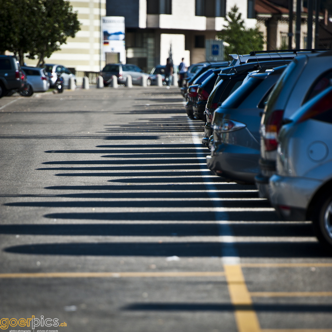 Das Auto-Schatten-Klavier...