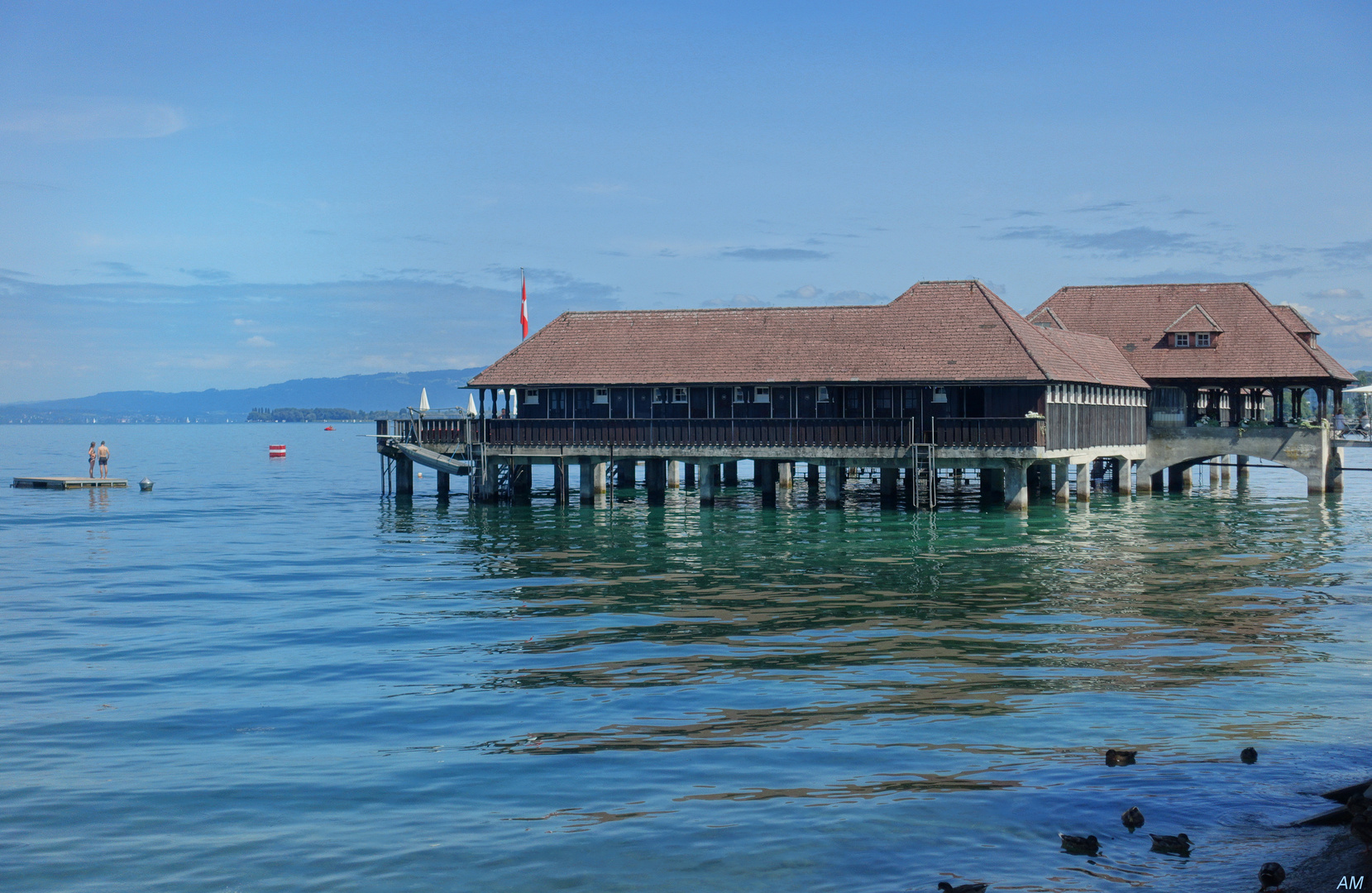 Das Badehaus in Rorschach