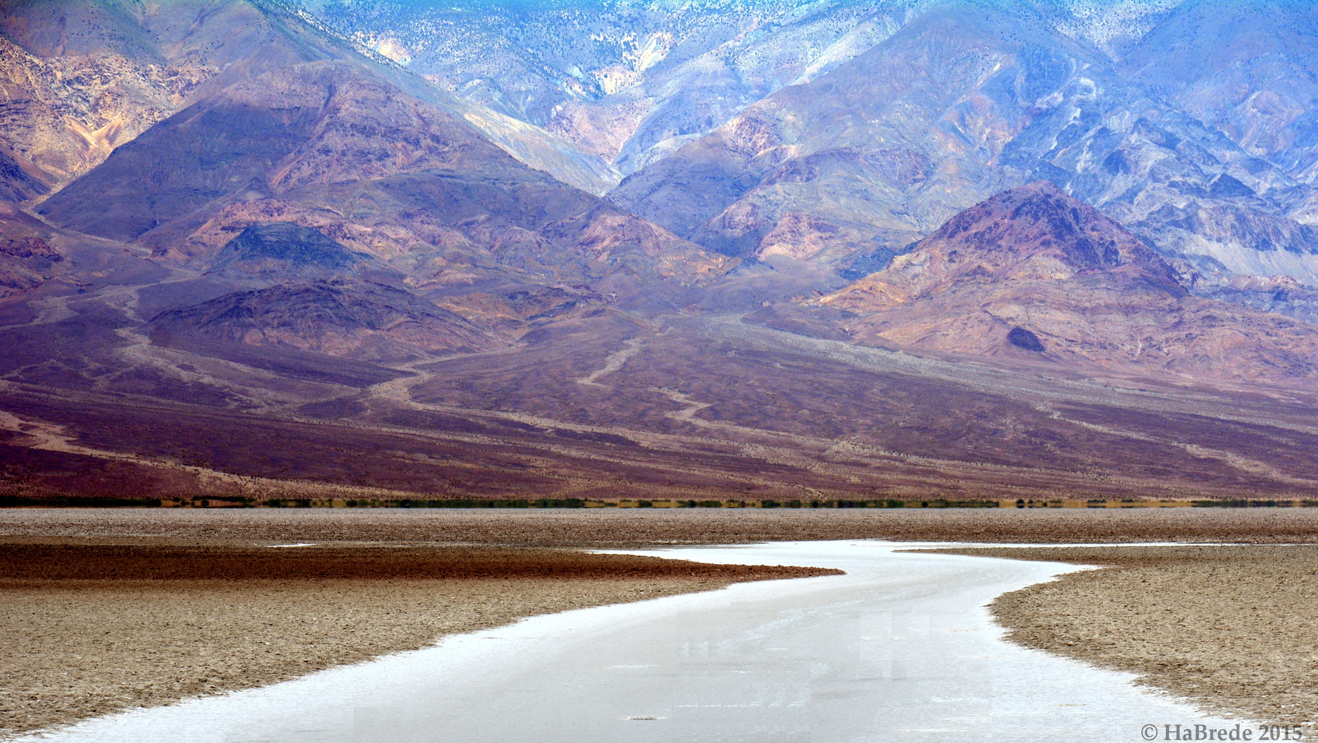 Das "Badwater Basin" im Death Valley