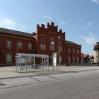 Das Bahnhofsgebäude in Rathenow