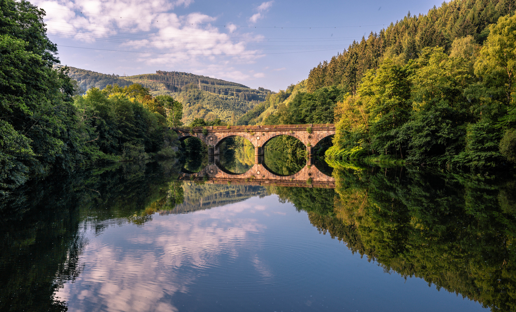 Das Bahnviadukt in Werdohl