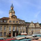 Das barocke Rathaus am Marktplatz