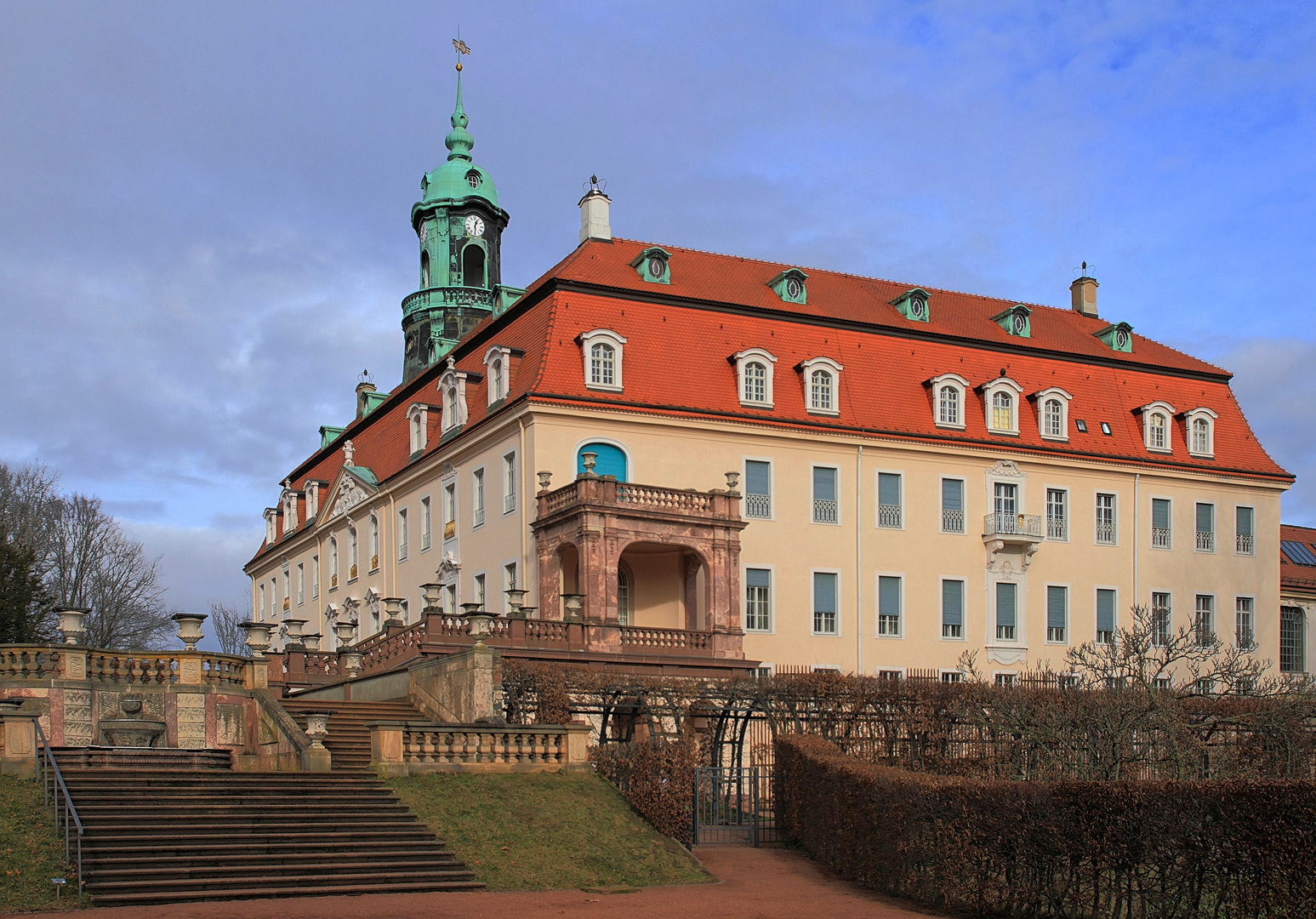 ...das Barockschloß Lichtenwalde...