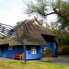 Das bekannte Blaue Haus in AHRENSHOOP