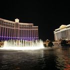 Das Belagio in Las Vegas, mit Wasserspiel