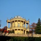 Das Belvedere auf dem Klausberg am späten Nachmittag