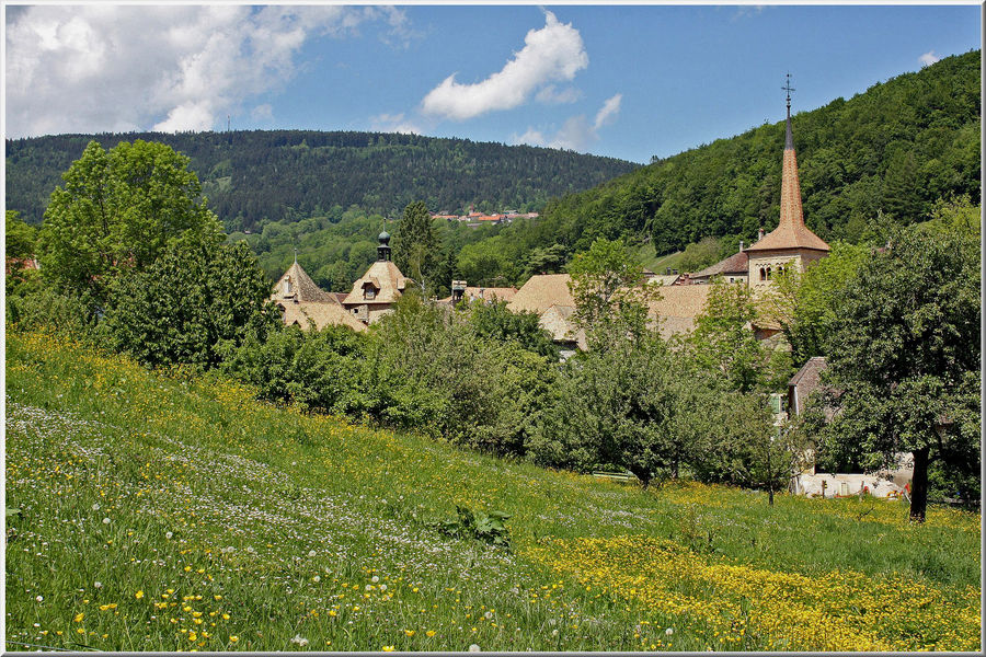 das Benediktinerkloster Romainmôtier