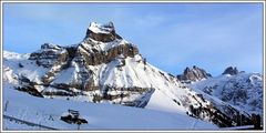 das Bergpanorama von Engelberg...