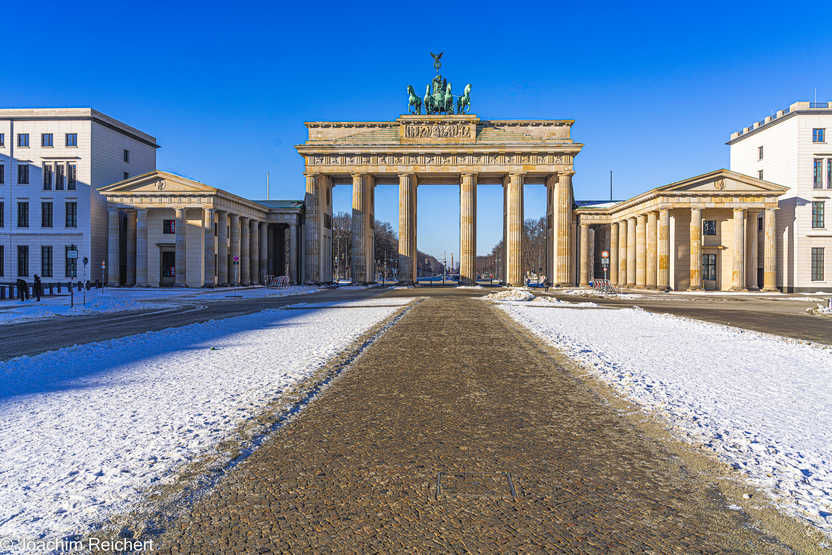 Das Berliner Brandenburger Tor vor 2 Jahren