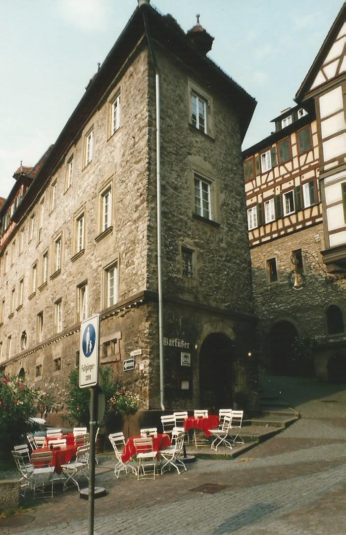 das " Bermuda Dreieck "  in Schwaebisch Hall