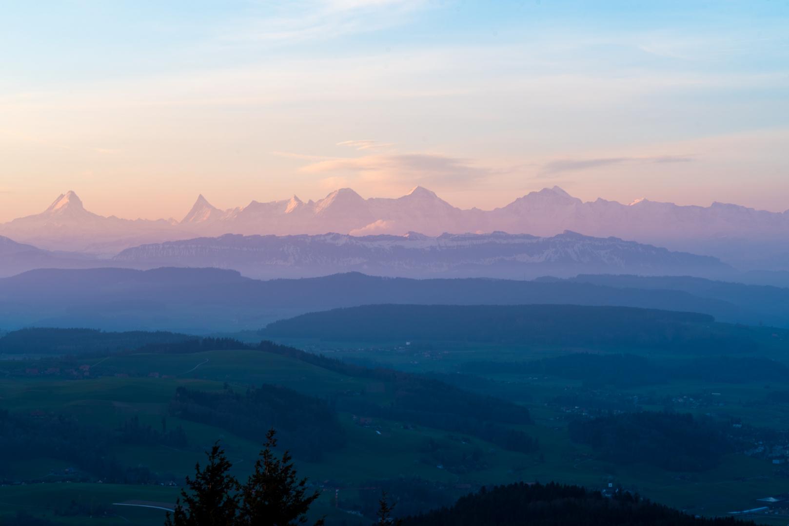 Das Berner Dreigestirn - Eiger, Mönch und Jungfrau