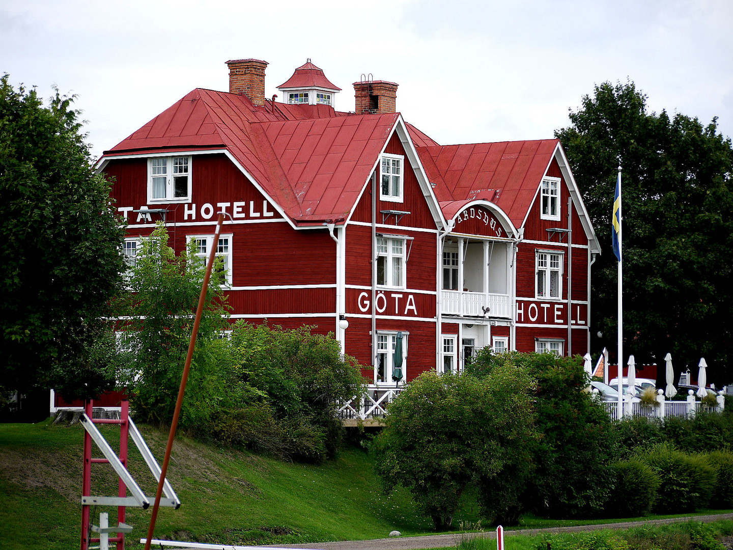 Das berühmte Göta Hotell in Borensberg/Schweden