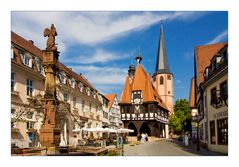 Das berühmte Rathaus von Michelstadt