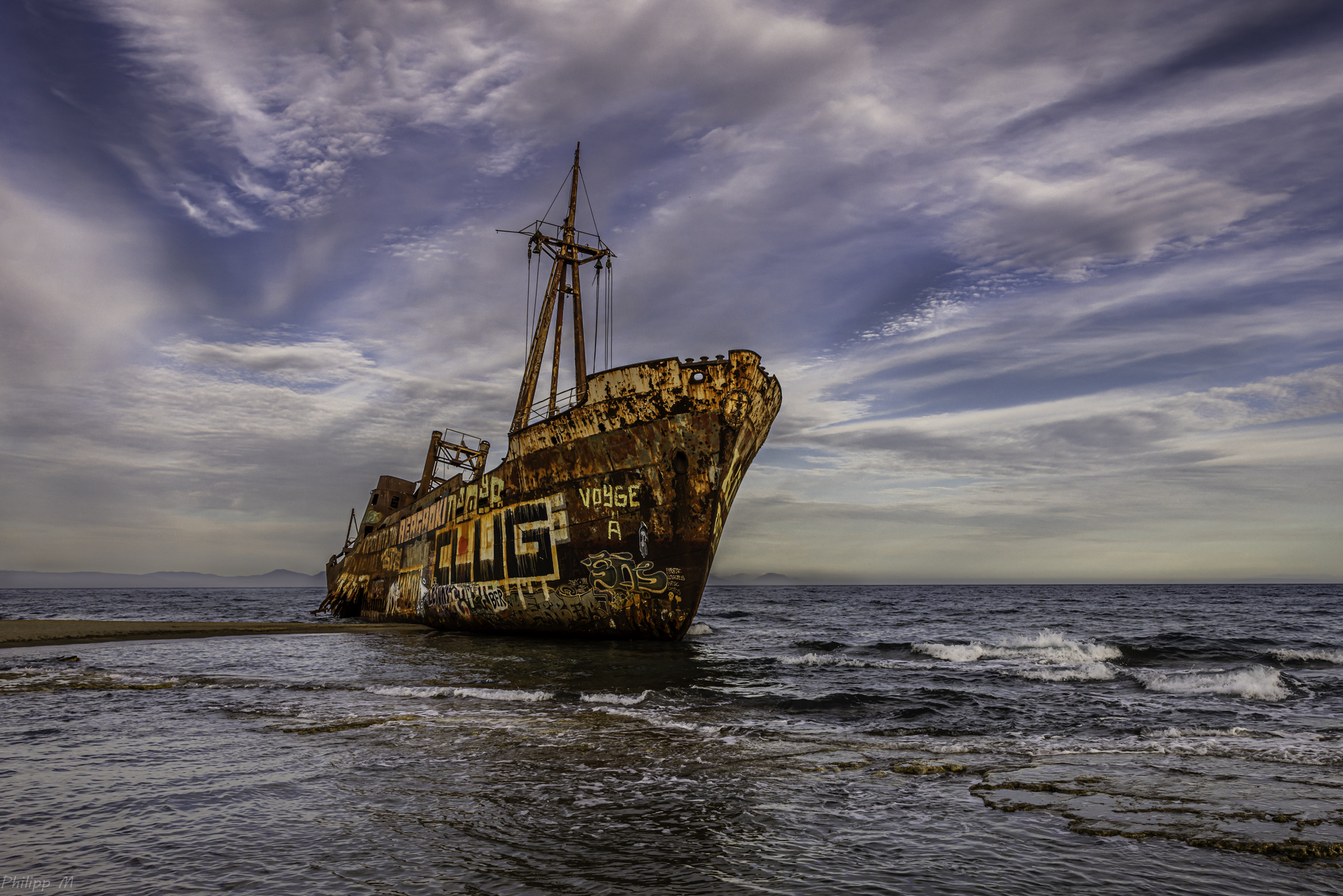  Das berühmte Schiffswrack…