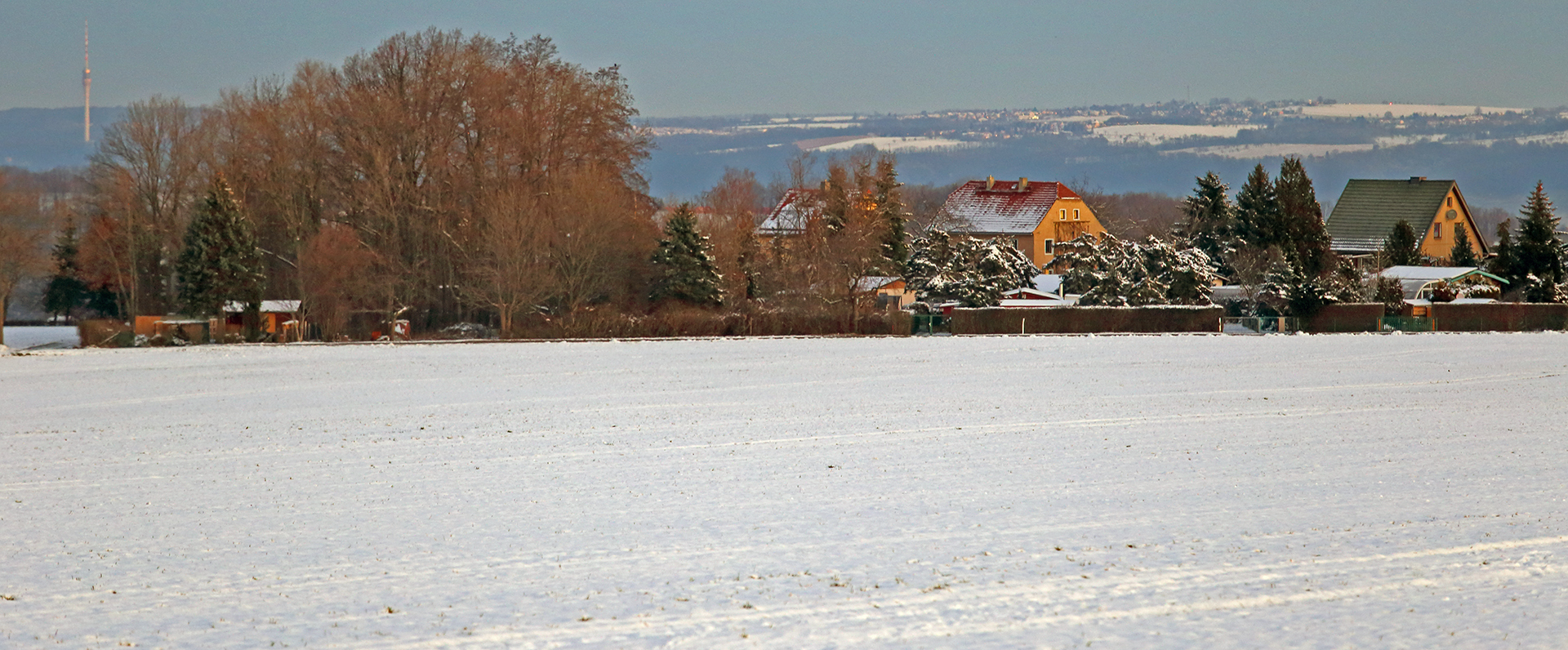 Das besondere am 11.01. 2021 war die hervorragende Wintersicht...